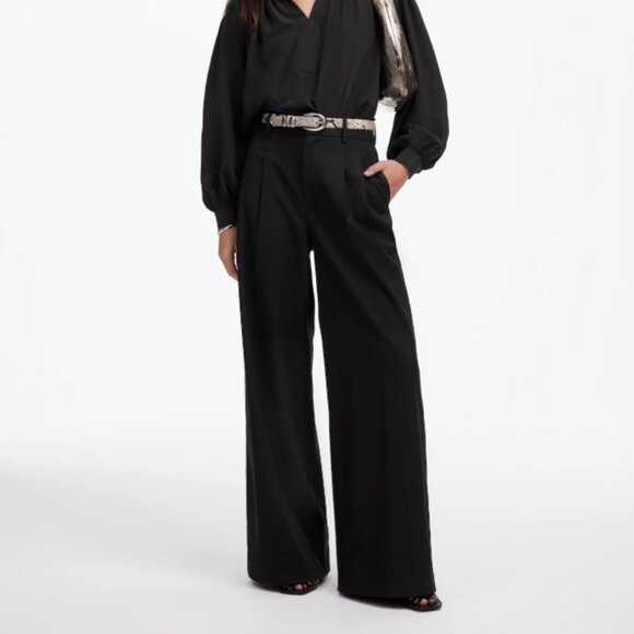 Madewell Pants - Madewell The Harlow Superwide-Leg Trouser in Brushed Twill